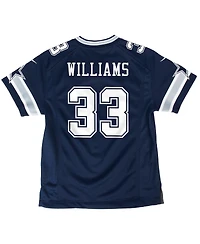 Nike Big Boys and Girls Javonte Williams Navy Dallas Cowboys Game Jersey