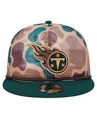 New Era Men's Camo Tennessee Titans Duck Camo 9FIFTY Snapback Hat