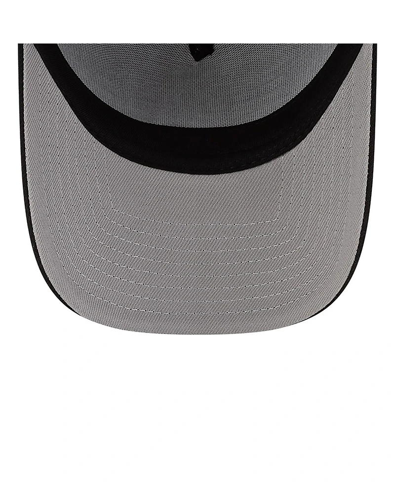 New Era x Hyperfly Men's Black Chicago White Sox A-Frame 9FORTY Adjustable Hat