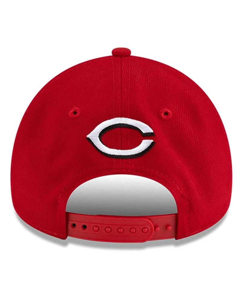 New Era x Hyperfly Men's Red Cincinnati Reds A-Frame 9FORTY Adjustable Hat