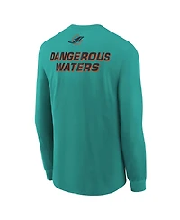Nike Big Boys and Girls Turbo Green Miami Dolphins 2025 Rivalries Collection Long Sleeve T-Shirt
