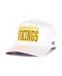 '47 Brand Women's White Minnesota Vikings Outspoken Hitch Adjustable Hat