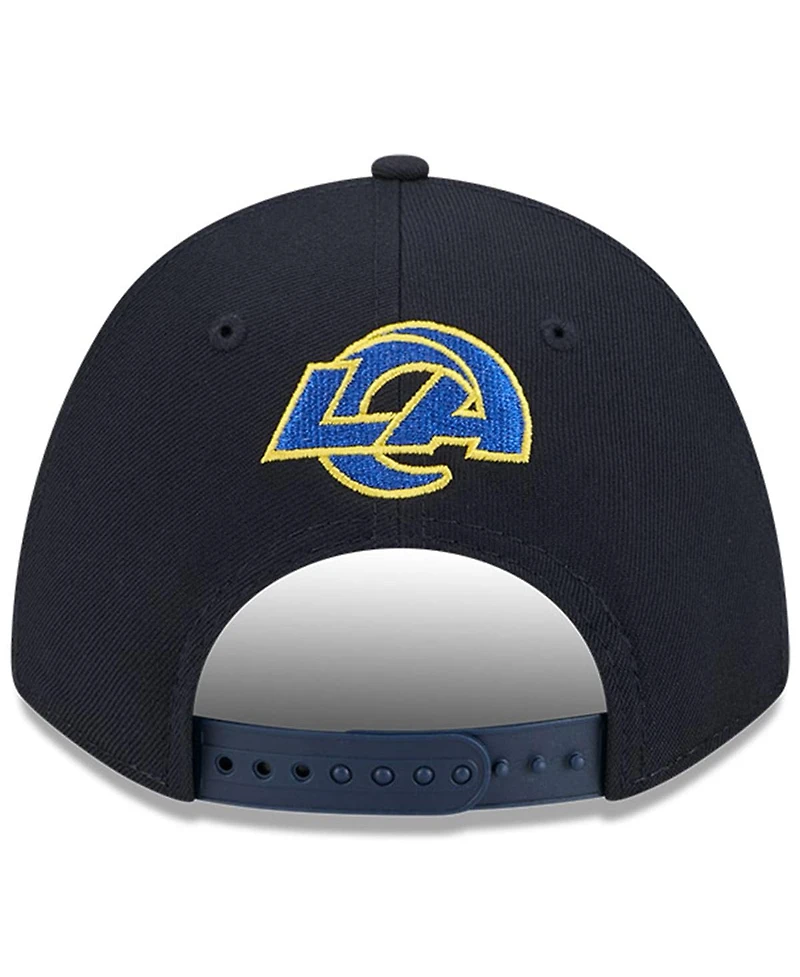New Era Men's Midnight Blue Los Angeles Rams 2025 Rivalries Collection Team 9FORTY M-Crown Adjustable Hat