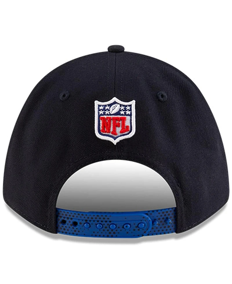 New Era Big Boys and Girls Midnight Blue Los Angeles Rams 2025 Rivalries Collection 9FORTY A-Frame Adjustable Hat