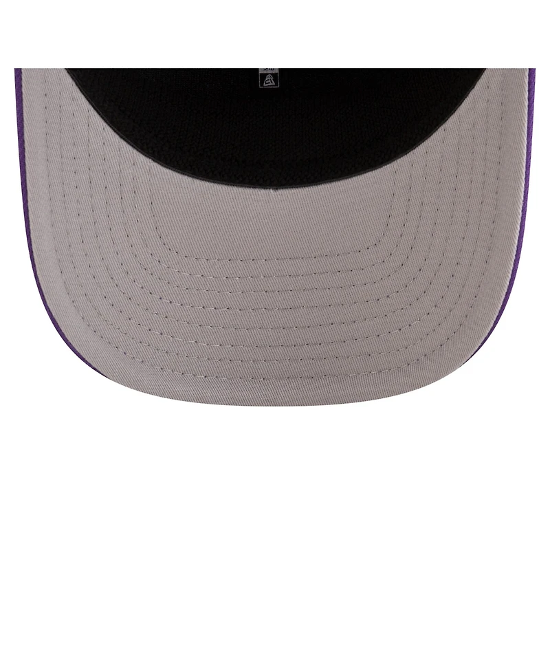 New Era Men's Purple Los Angeles Lakers 9SEVENTY Stock Adjustable Hat