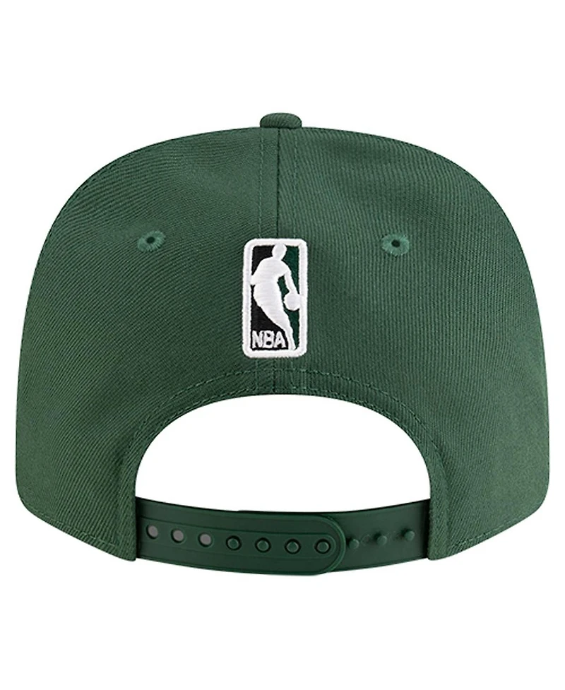 New Era Men's Hunter Green Milwaukee Bucks 9SEVENTY Stock Adjustable Hat