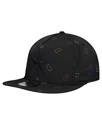 New Era Men's Black Dallas Cowboys Gummy Golfer Snapback Hat