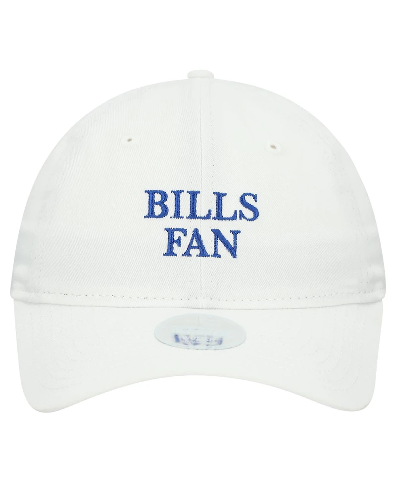 New Era Women's White Buffalo Bills Team Fan 9TWENTY Adjustable Hat