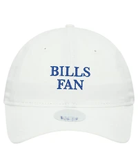 New Era Women's White Buffalo Bills Team Fan 9TWENTY Adjustable Hat
