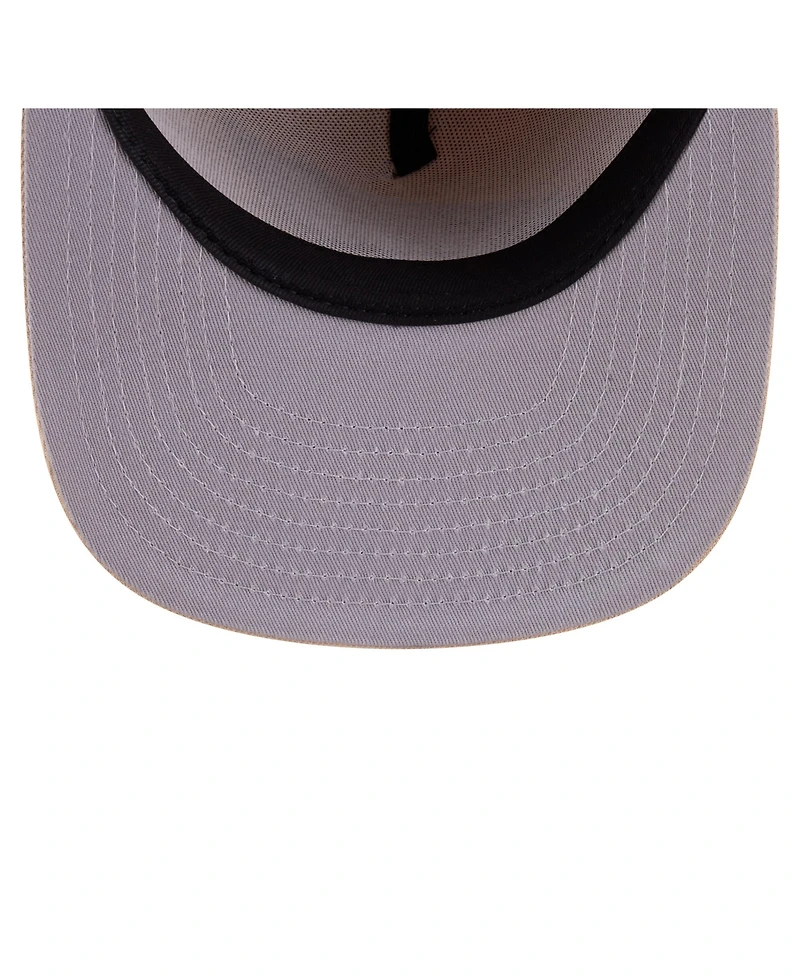 New Era Men's Light Beige Philadelphia Eagles Color Pack A-Frame 59FIFTY Fitted Hat