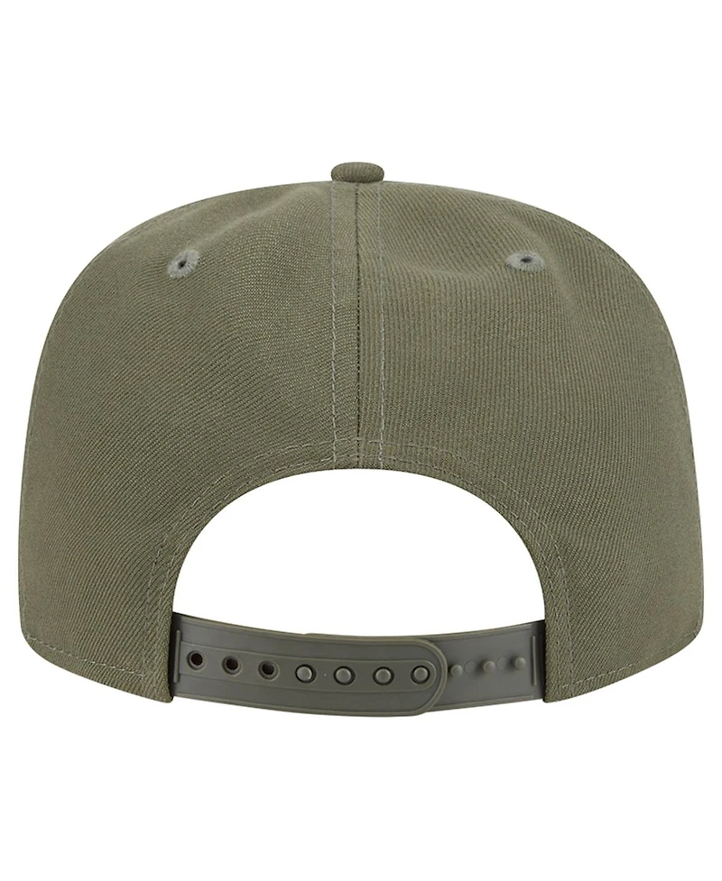 New Era Men's Olive Miami Dolphins Color Pack A-Frame 9FIFTY Snapback Hat