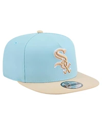 New Era Men's Light Blue/Light Beige Chicago White Sox Color Pack A-Frame 9FIFTY Snapback Hat