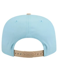 New Era Men's Light Blue/Light Beige Pittsburgh Pirates Color Pack A-Frame 9FIFTY Snapback Hat