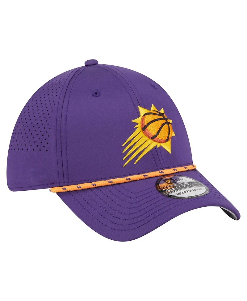 New Era Men's Purple Phoenix Suns Featherweight Poly Rope Flex 39Thirty Hat