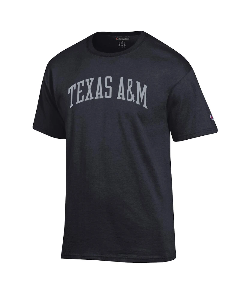Champion Men's Black Texas A&M Aggies Basic Arch T-Shirt