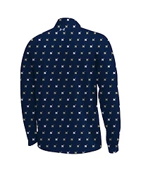 Under Armour Men's Navy Midshipmen Gameday Armourfuse Half-Zip Sweatshirt