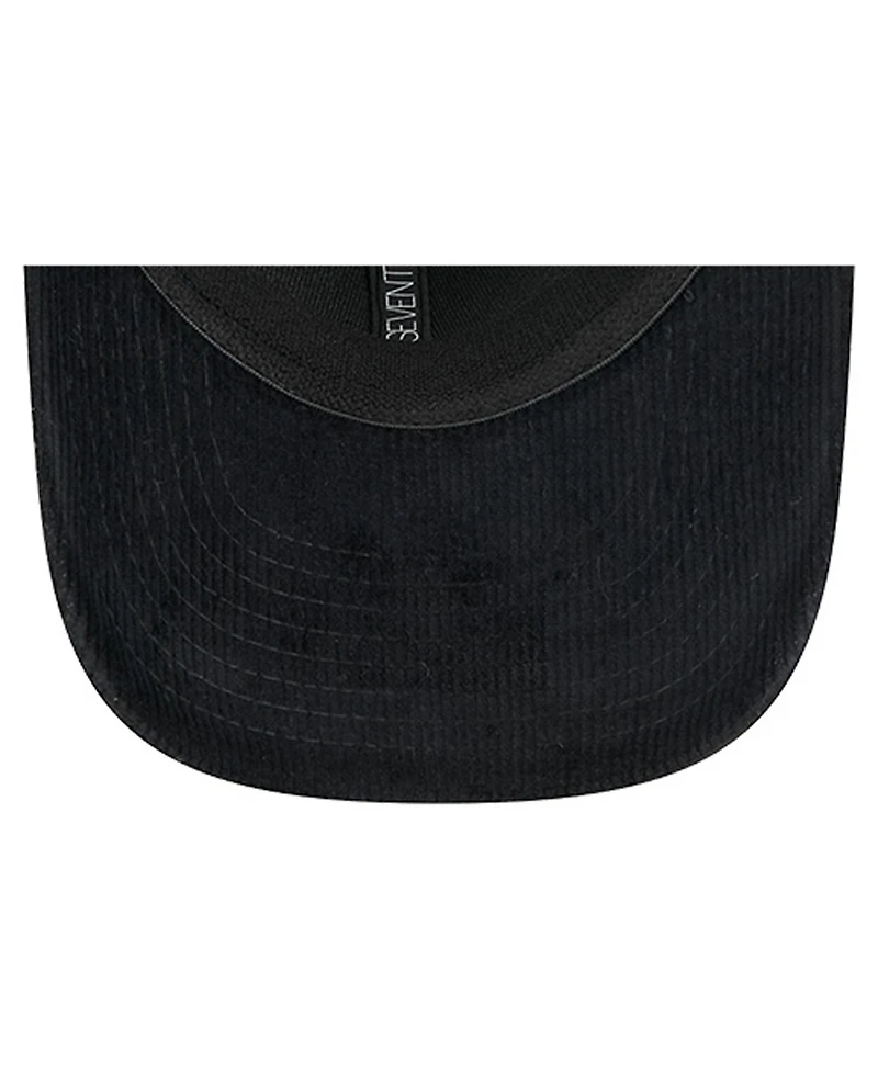 New Era Men's Black Phoenix Suns Quilted 9SEVENTY Trucker Adjustable Hat