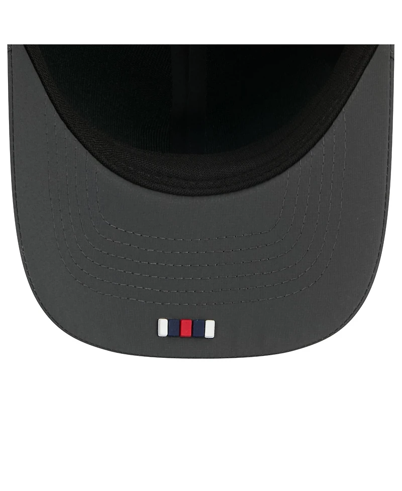 New Era Men's Charcoal New England Patriots 2025 Sideline Cold Weather 9FORTY M-Crown Adjustable Hat
