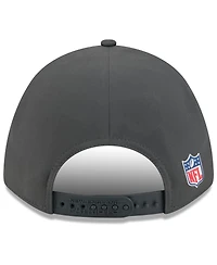 New Era Men's Charcoal New England Patriots 2025 Sideline Cold Weather 9FORTY M-Crown Adjustable Hat