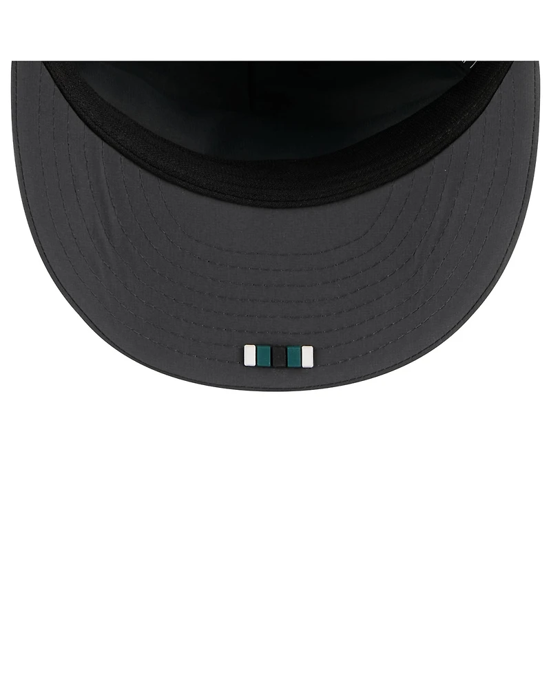 New Era Men's Charcoal Philadelphia Eagles 2025 Sideline Cold Weather Retro Crown 59FIFTY Fitted Hat