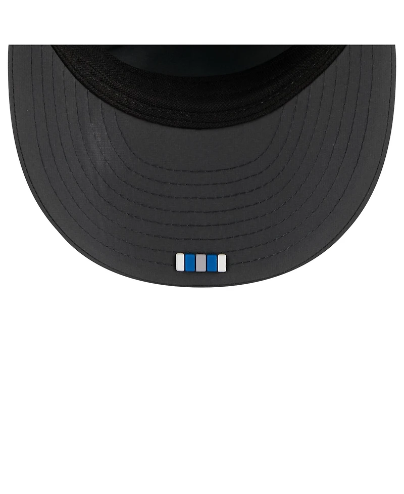 New Era Men's Charcoal Detroit Lions 2025 Sideline Cold Weather Retro Crown 59FIFTY Fitted Hat