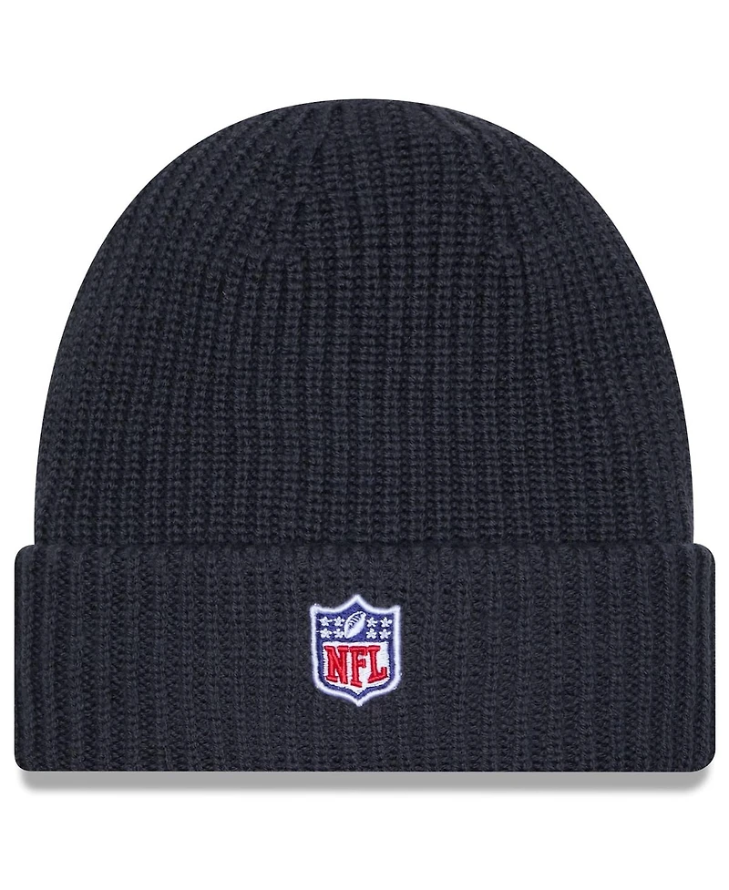 New Era Men's Charcoal Cleveland Browns 2025 Sideline Cold Weather Cuffed Knit Hat