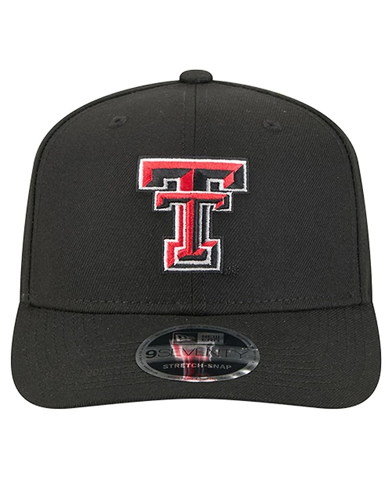 New Era Men's Black Texas Tech Red Raiders Team 9SEVENTY Adjustable Hat