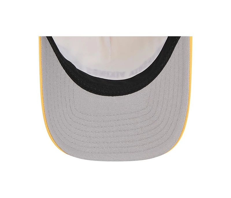 New Era Men's Gold Minnesota Vikings Linear A-Frame 9FORTY Adjustable Hat