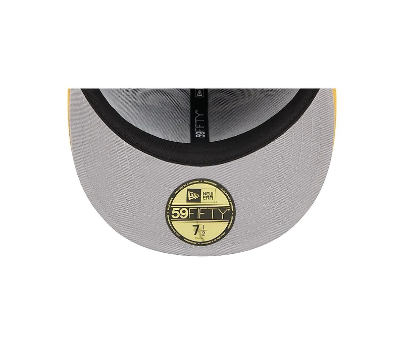 New Era Men's Purple/Gold Minnesota Vikings Break 59FIFTY Fitted Hat