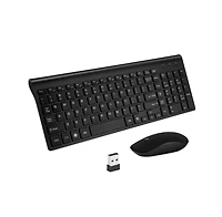 Wireless Keyboard and Mouse Combo - Scissor Ultra-Thin Silent Ergonomic Keyboard with Numeric Keys - 2.4G Receiver for Pc, Laptop
