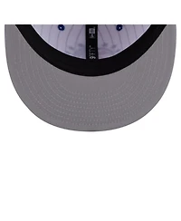 New Era Men's White Philadelphia 76ers Deceptor Pinstripe 9FIFTY Snapback Hat
