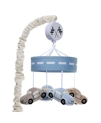 Lambs & Ivy Little Racer Musical Car/Transportation Baby Crib Mobile Soother Toy