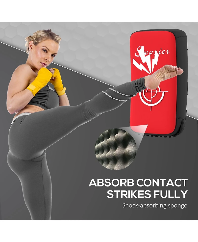 Soozier Muay Thai Kick Shield Punching Pad for Martial Arts x 1 Unit,