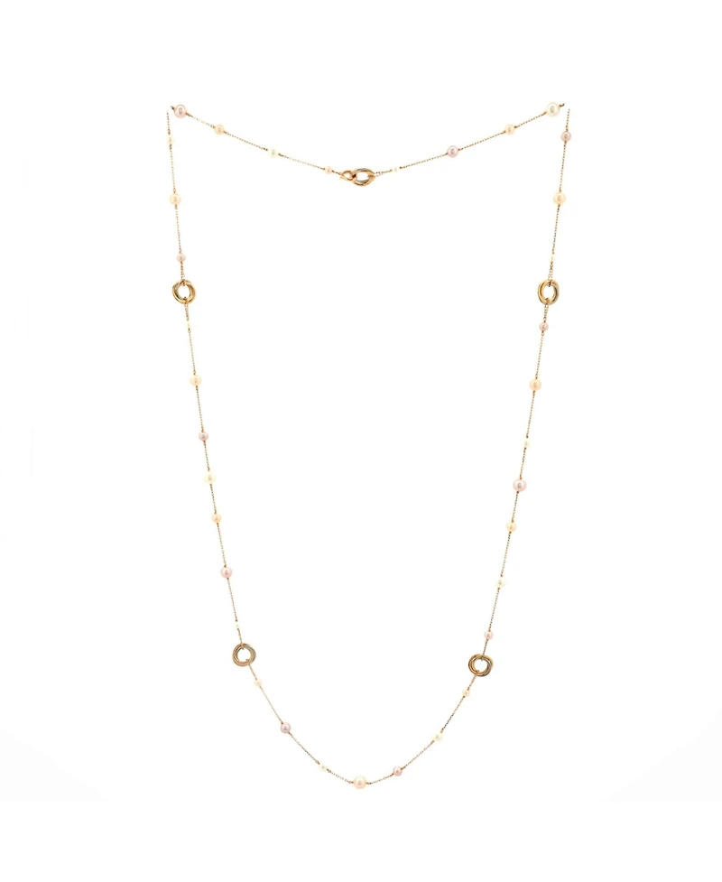 Pre-Owned Cartier Trinity Station Long Necklace
