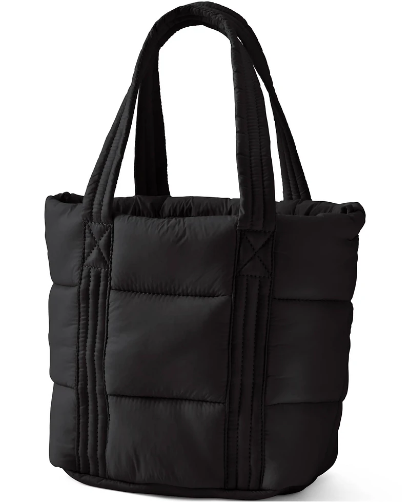 Lands' End Wanderweight Ultralight Packable Crossbody Tote Bag