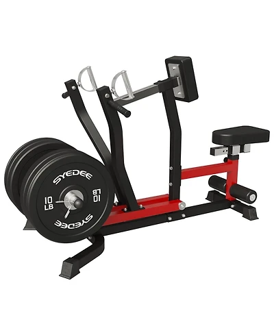Mikolo Plate Loaded Seated Row Machine for Home Gym, 400LB Capacity, Independent Arms & Adjustable Seat for Full Back Workout