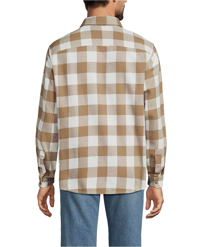 Lands' End Men's Long Sleeve Authentic Flannel Shirt