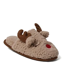 Cozyfoams Women's Holiday Novelty Scuff Slipper with Gift Bag