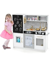 Kid's Pretend Play Kitchen Toddler set with Blackboard