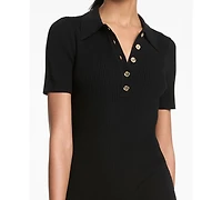Michael Kors Women's Polo Collar Midi Dress