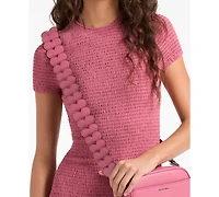 Michael Kors Women's Smocked Crewneck Mini Dress