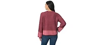 Gloria Vanderbilt Women's Round Neck Sweater