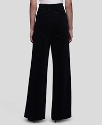 Avec Les Filles Women's Double-Zipper Wide-Leg Pants