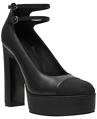 Steve Madden Women's Peyton Cap-Toe Platform Mary-Jane Pumps