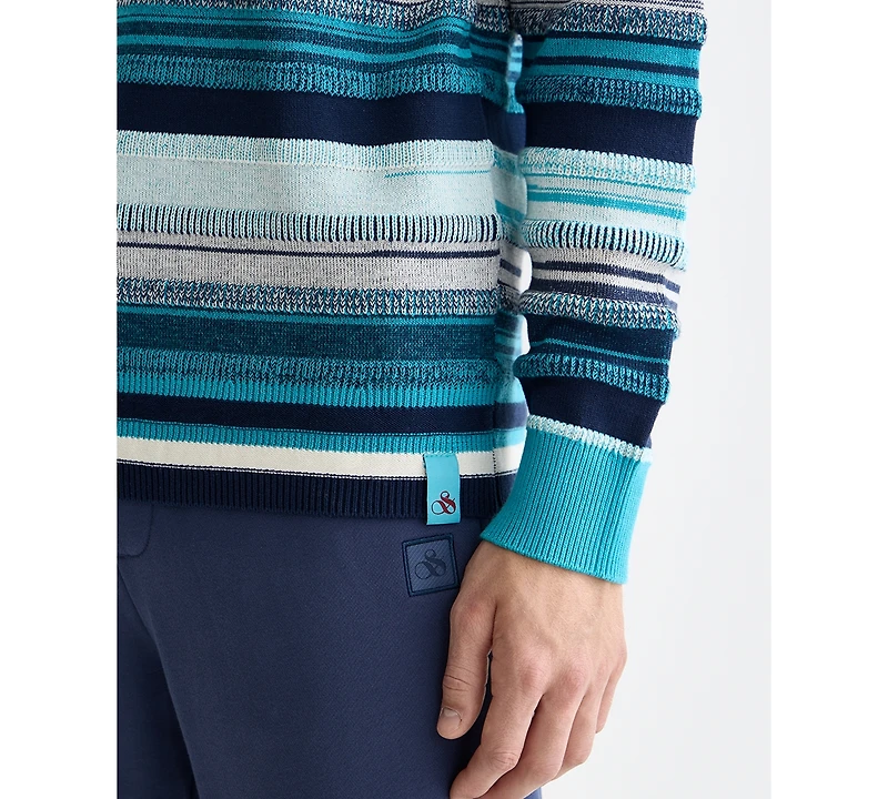 Scotch & Soda Men's Striped Regular-Fit Sweater
