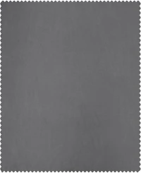 Half Price Drapes Platinum Ruched Solid Faux Silk Taffeta Room Darkening Curtain