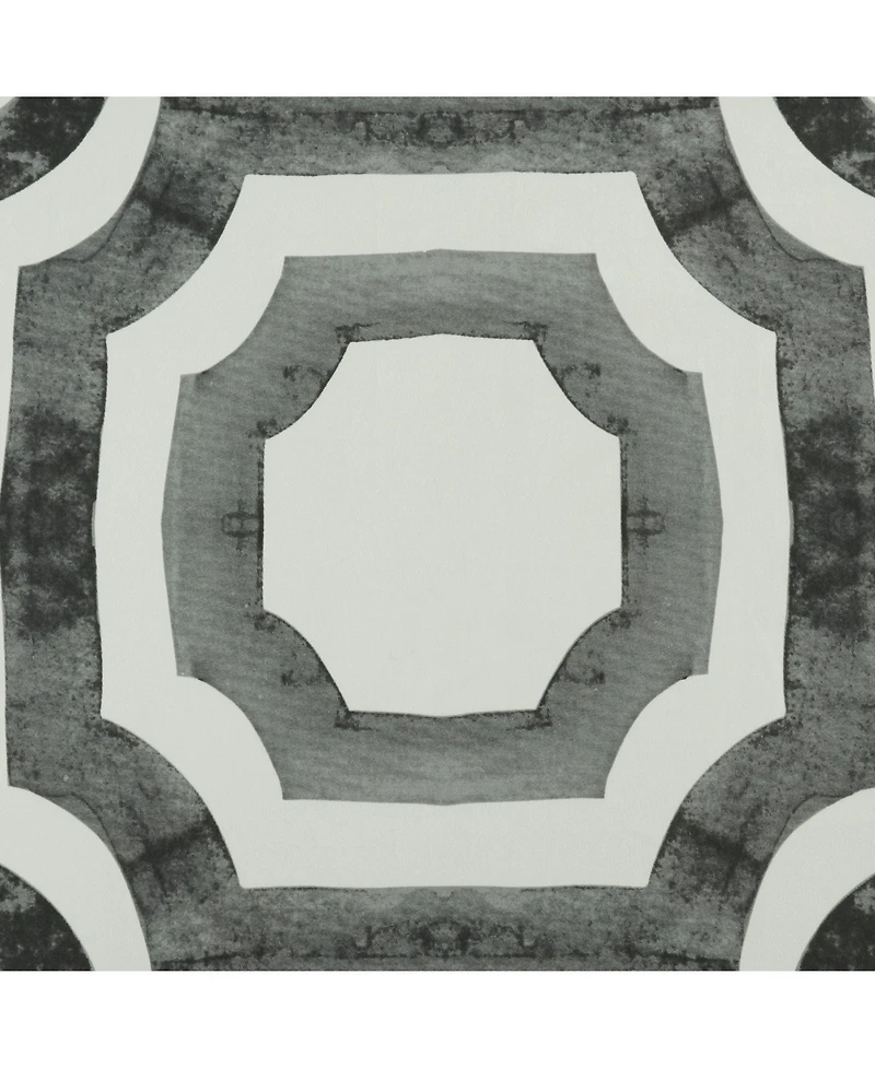 Half Price Drapes Mecca Steel Geometric Printed Cotton Room Darkening Curtain