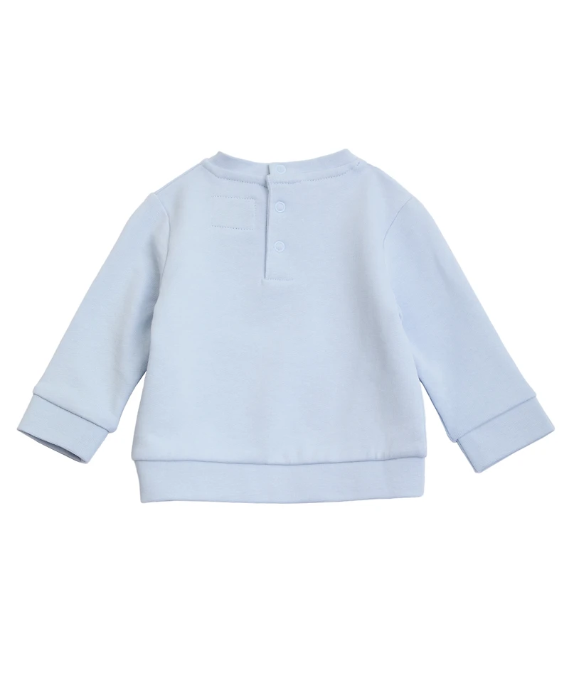 Guess Baby Boys 2-Piece Long-Sleeve Sweatshirt and Cargo Sweatpants Set