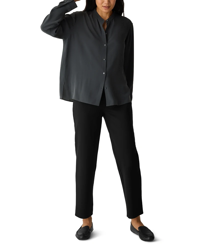 Eileen Fisher Women's Straight-Fit Ankle Leg Pants, Regular and Plus