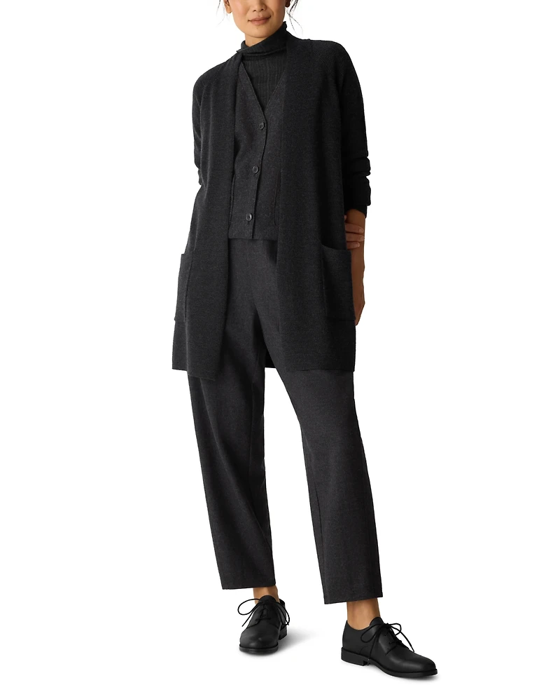 Eileen Fisher Women's Long-Sleeve Cardigan Sweater, Regular and Plus